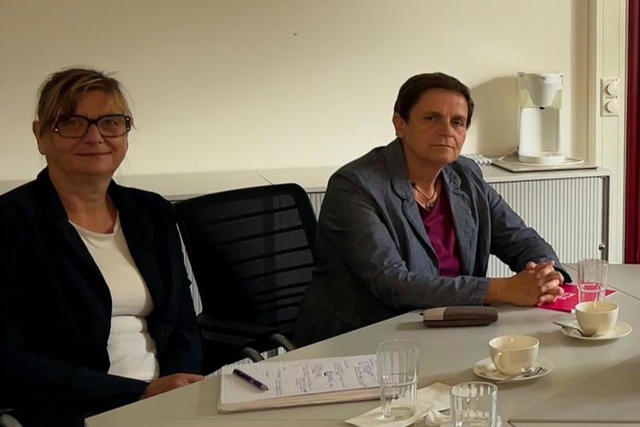 Von rechts: Susanne Ritter (bpa-Vorstand) und Simone Leske (bpa-Landesvorsitzende) 