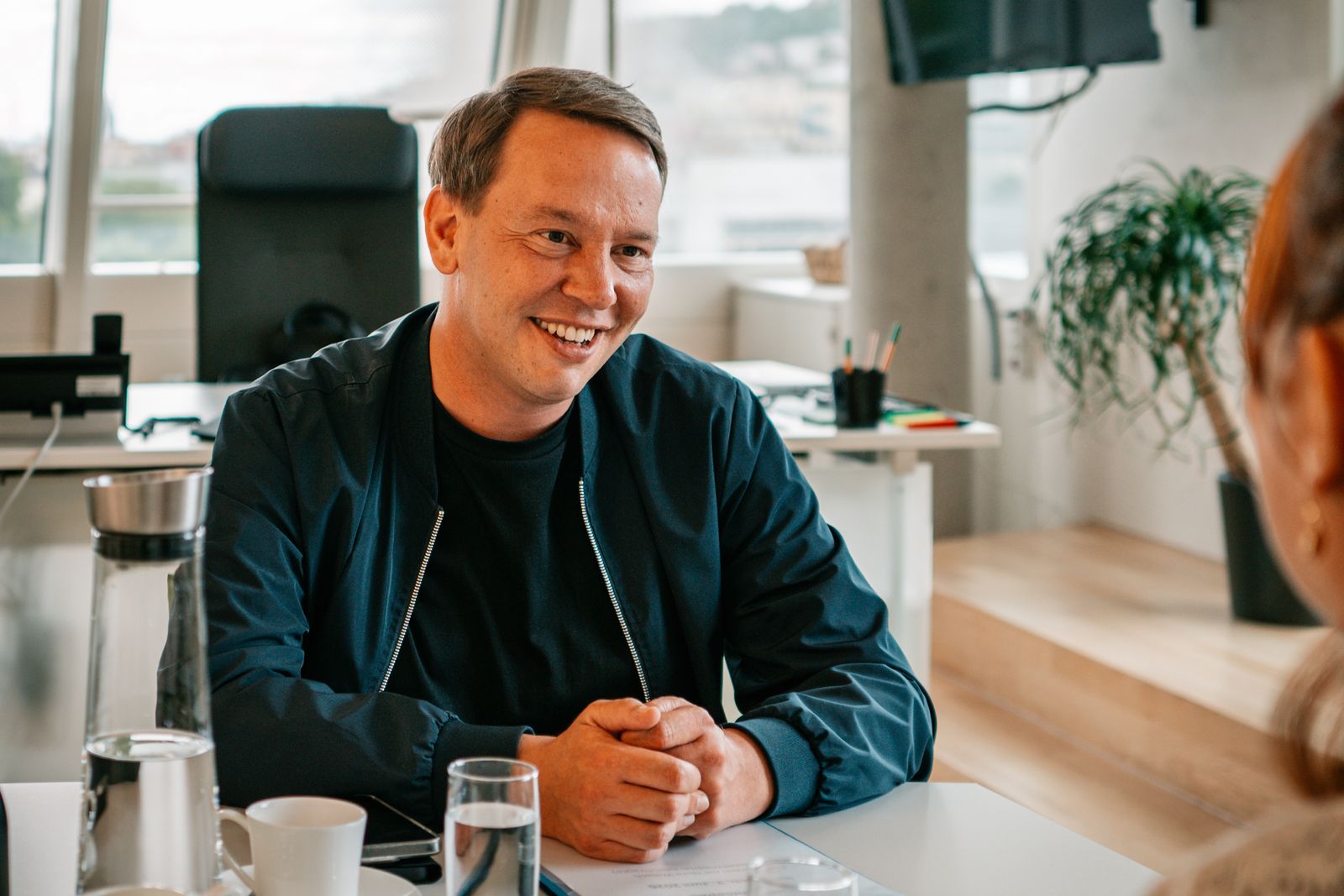 Oliver Hildenbrand im Gespräch