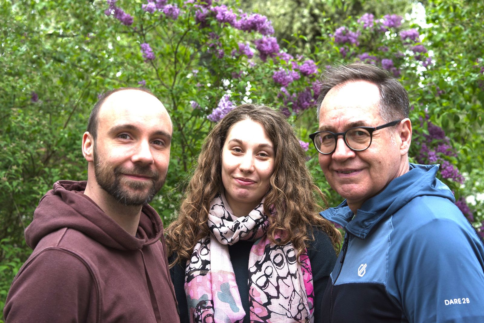 Die Mitarbeitenden der Nachtpflege: Christian Schmidt, Marina Reichart und Lothar Güßregen