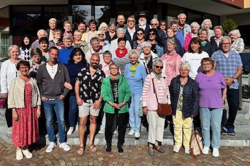 Teilnehmer der Reisegruppe nach Norditalien und ins schöne Südtirol. In zweiter Reihe rechts: Andreas Märten, Inhaber des Service- & Krankenpflegedienstes A. Märten Leipzig (ServicePflege) und Vorstand der Landesgruppe Sachsen