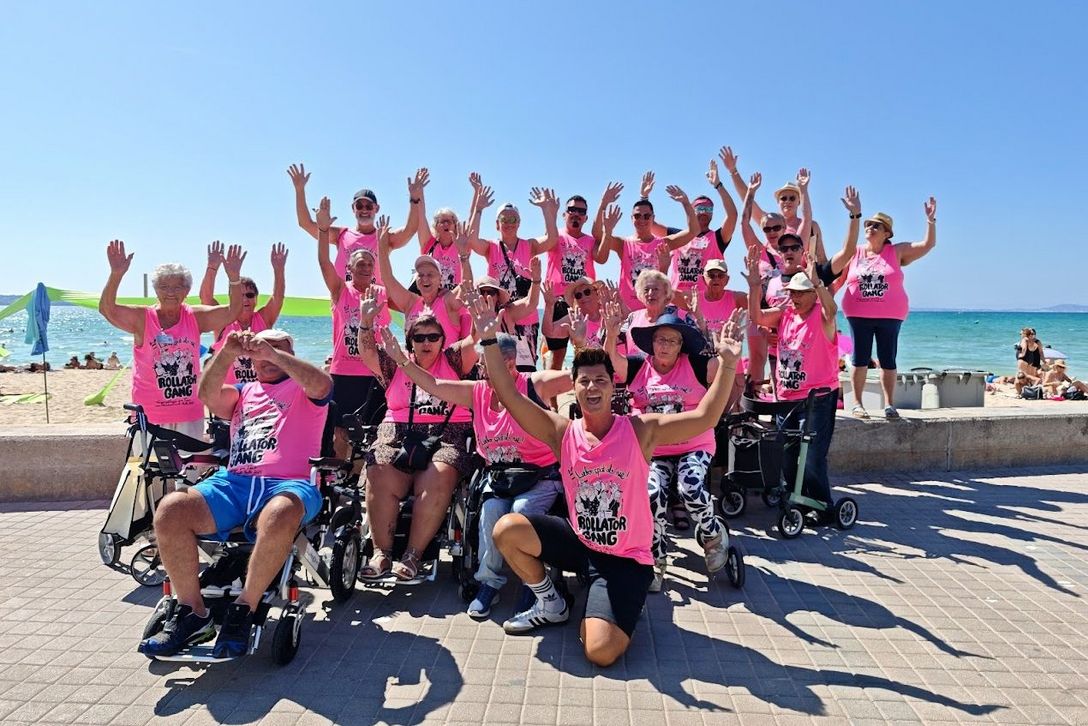 Tagespflegegäste aus Mannheim am Ballermann auf Mallorca