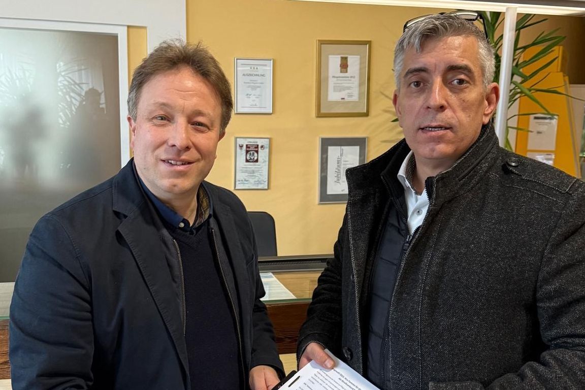 Sebastian Steineke, inzwischen neuer Bundestagsabgeordneter der CDU, und Adrian Zechse