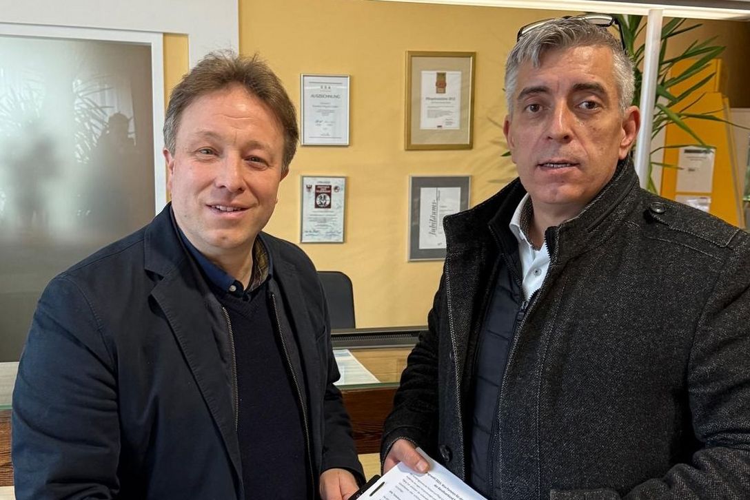 Sebastian Steineke, inzwischen neuer Bundestagsabgeordneter der CDU, und Adrian Zechse