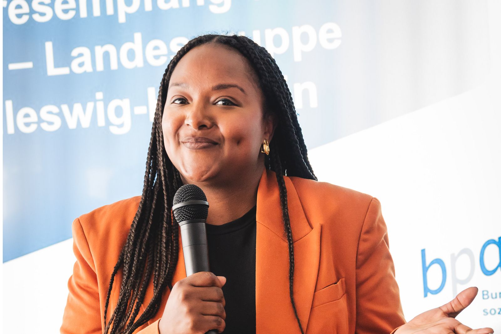 Sozialministerin Aminata Touré beim Jahresempfang des bpa in Kiel