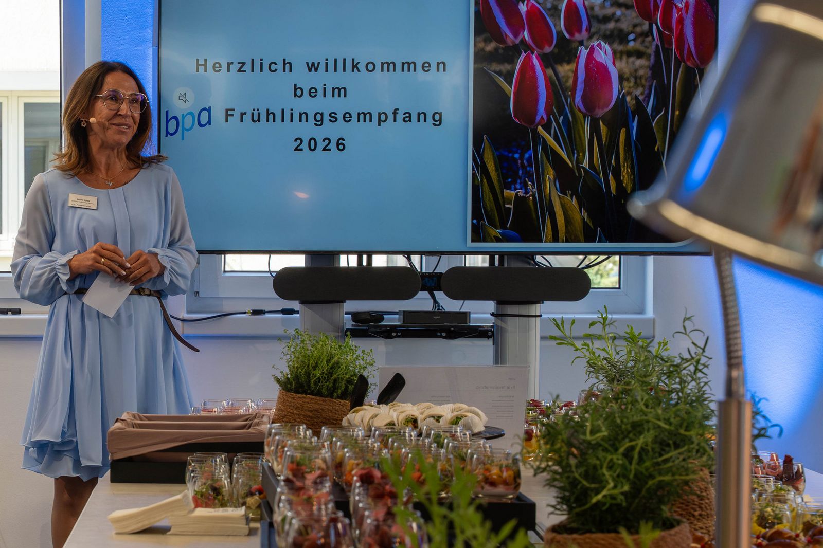 bpa-Landesvorsitzende Nicole Schliz begrüßte die Gäste